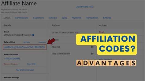 affiliate code